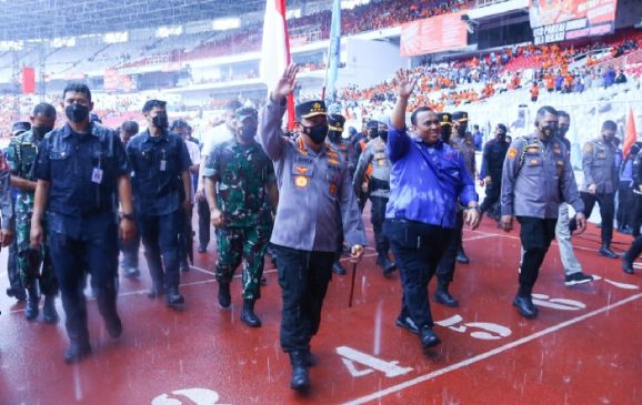 Kapolri Hadiri Puncak Peringatan Hari Buruh Internasional