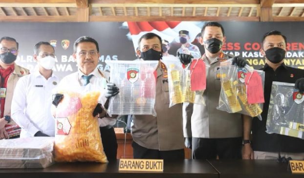 Polda Jateng Ungkap Kasus Peredaran Minyak Goreng Kemasan Tanpa Ijin Edar di Banyumas