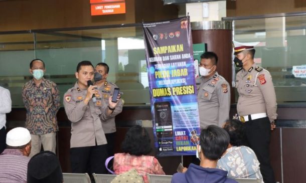 Itwasda Polda Jabar Sosialisasikan Aplikasi Dumas Presisi Versi 2022