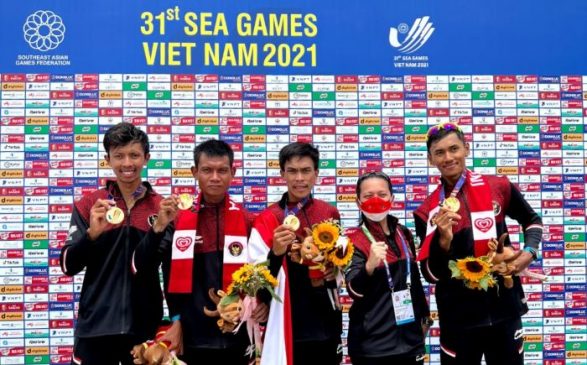 Kapolresta Bandung Bangga, Briptu Denri Maulidzar Al Ghifari Raih Empat Medali Emas di Sea Games Hanoi