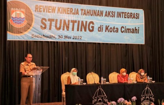 Pemkot Cimahi Laksanakan Review Kinerja Tahunan Integrasi Stunting Tahun 2021