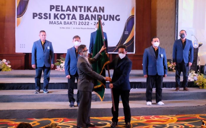 Pengurus Askot PSSI Kota Bandung Masa Bakti 2022-2026 Resmi Dilantik