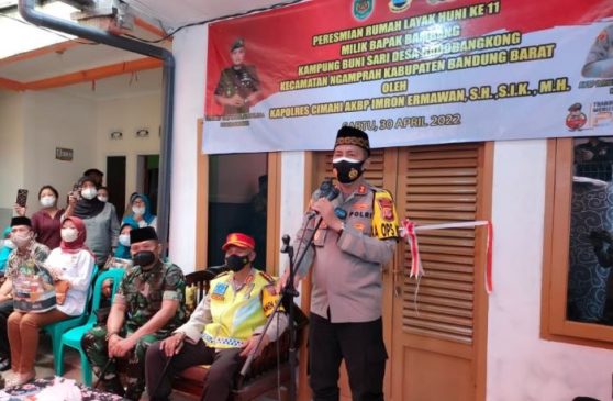 Polri Bersama Kodim 0609 Bersinergi Resmikan Rutilahu ke-11