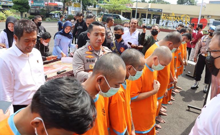 Satu Bulan Terakhir, Polisi Ungkap Kasus Peredaran Narkotika, 12 Tersangka Berhasil Diamankan di Cianjur