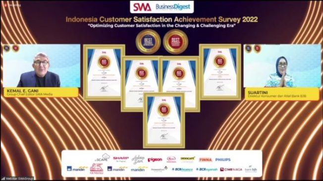 Suartini: Penghargaan Indonesia Consumer Financial Service Award 2022 Dorong bank bjb Tingkatkan Pelayanan dan Kepuasan Pelanggan