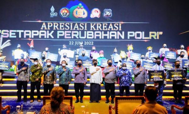 Berikut Daftar Pemenang Apresiasi Kreasi ‘Setapak Perubahan Polri’