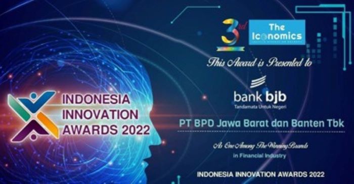 Dinilai Berhasil Lakukan Berbagai Terobosan, bank bjb Diganjar Penghargaan Innovation Award 2022 2