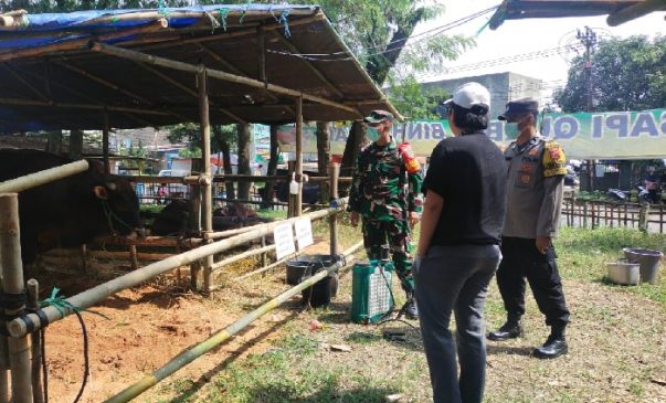 Cegah PMK, Polisi Terus Monitoring Hewan Qurban di Baleendah