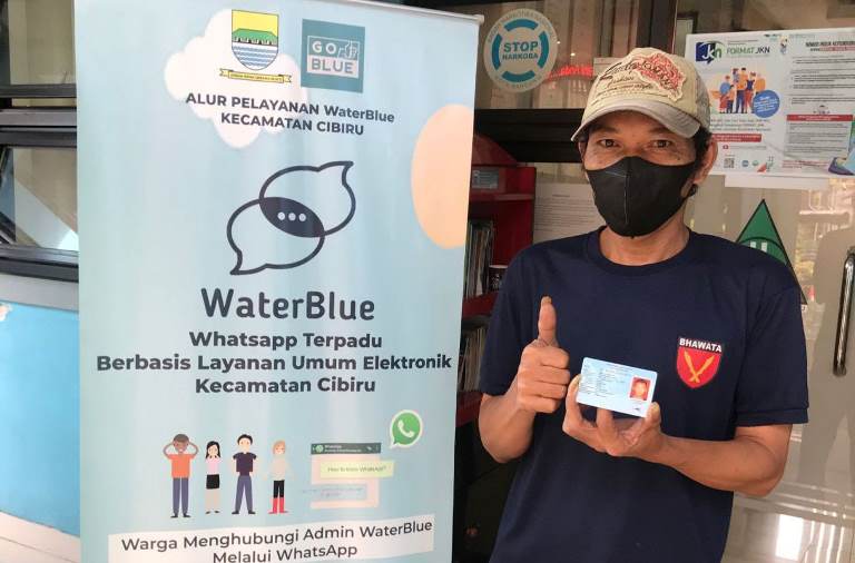 Kecamatan Cibiru Luncurkan Waterblue, Pembuatan E-KTP dan KK Cukup Lewat WA
