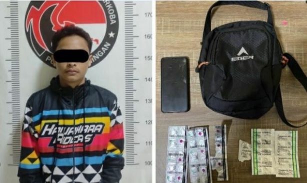 Polisi Tangkap Pemuda Diduga Lakukan Penyalahgunaan Obat Jenis Tramadol HCI