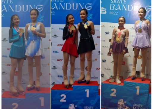 Siswi SMPN 2 Bandung, Aryanti Amanda Auryansyah Raih 5 Medali Emas di Ajang Figure Skating Bandung