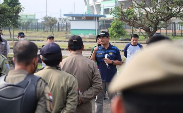Tinjau Kesiapan GBLA, Ketua Dewan Harapkan Selama Pertandingan Berjalan Kondusif