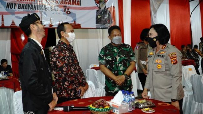 Acara Puncak Hari Bhayangkara ke-76 Polisi Gelar ‘Ngawangkong’ Kamtibmas di Mapolres Banjar
