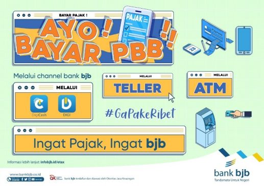 Bayar PBB Lebih Mudah Melalui Fasilitas E-Tax bank bjb