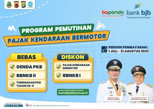 Manfaatkan Program Pemutihan Pajak Kendaraan, Lebih Mudah Bayar Cashless Tak Perlu Antre di Samsat!!!