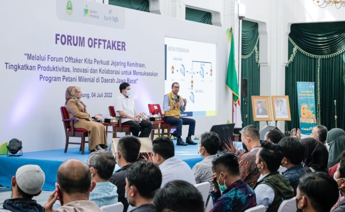Menguatkan Program Petani Milenial, bank bjb-Pemprov Jabar Gelar Forum Offtaker