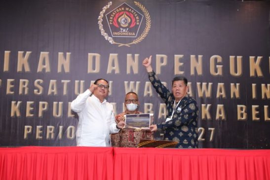 Pengurus PWI Provinsi Kepulauan Babel 2022-2027 Resmi Dilantik, Atal Apresiasi Program Kerja