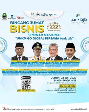 bank bjb Akan Gelar Bincang Jumat Bisnis Spesial Episode 222