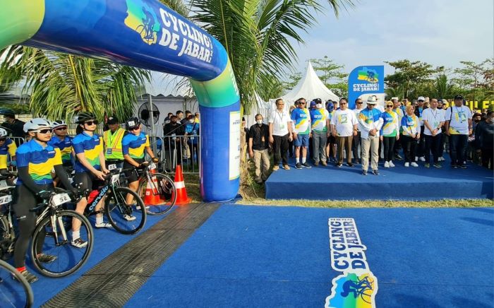 Angkat Potensi Jabar Selatan, bank bjb Bersama Pemprov Jabar dan Kompas Gelar 'Cycling de Jabar'