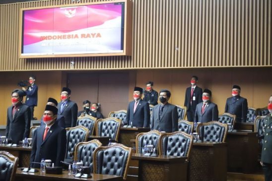 DPRD Kota Bandung Gelar Rapat Paripurna Istimewa dengan Agenda Mendengarkan Pidato Kenegaraan HUT RI ke-77