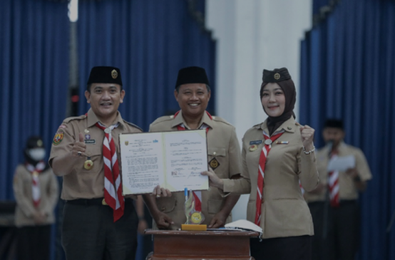 Disdik Jabar Resmi Kerja Sama dengan Kwarda Gerakan Pramuka Jabar Pada Program Beasiswa JFLS