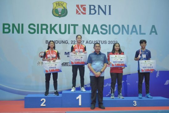 Wakapolda Jabar Tutup Kejuaraan Bulutangkis BNI Sirkuit Nasional A Tahun 2022