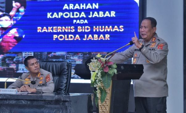 Kapolda Jabar Buka Rakernis Bid Humas Polda Jabar Tahun 2022