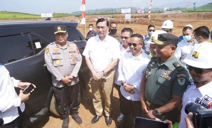Kapolda Jabar Dampingi Menko Maritim dan Investasi ke Lokasi Pembangunan Training Center Pelatnas Atletik Pangalengan