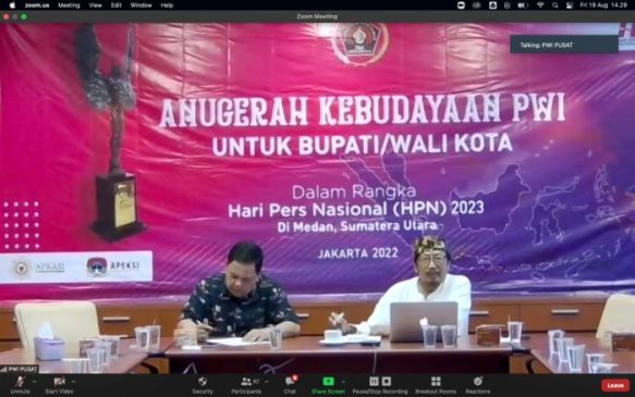 Kepala Daerah Antusias Mengikuti Anugerah Kebudayaan PWI Pusat 2023