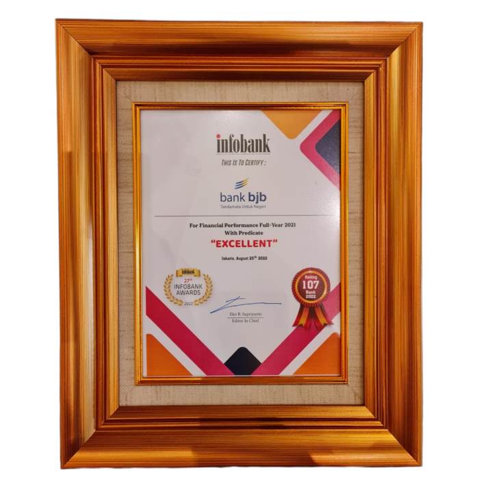 Sebanyak 3 Penghargaan Disabet bank bjb di Ajang 27th Infobank Award 2022 (2)