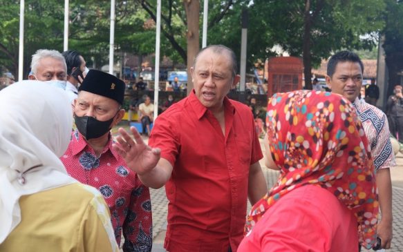 Achmad Nugraha Tinjau Lapangan ke Pasar Ujungberung