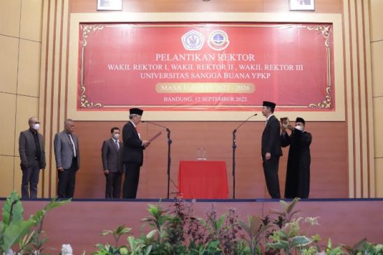 Didin Saepudin Gantikan Asep Effendi, Jabat Rektor USB YPKP Bandung Periode 2022-2026