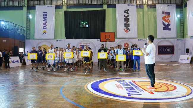 Sambut HUT ke-276, Pos Indonesia Gelar Turnamen Bola Basket