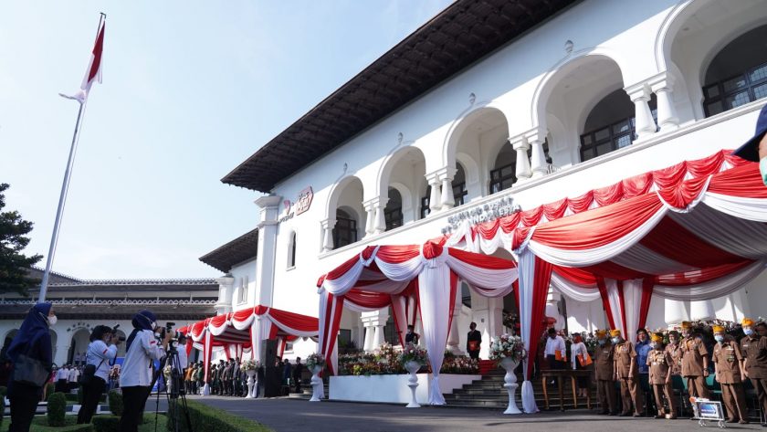 Insan Postel Laksanakan Upacara Peringati HBP ke-77