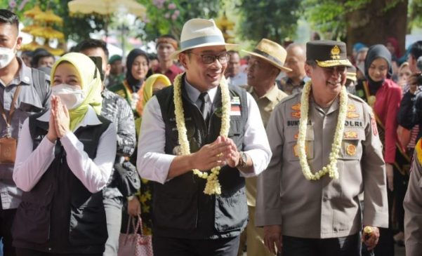 Kapolda Bersama Gubernur Jabar Hadiri Pembukaan Pameran Kreasi UMKM dan Produk Agro Tahun 2022 di Subang