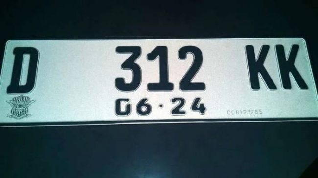 Pelat Nomor Putih Bakal Diberlakukan di Kota Bandung Minggu Kedua Bulan September 2022