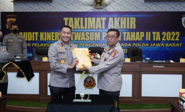 Wakapolda Jabar Pimpin Taklimat Akhir Audit Kinerja Itwasum Polri Tahap II Tahun 2022