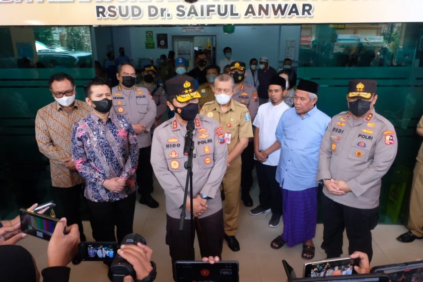 Kapolda Jawa Timur Minta Maaf Atas Terjadinya Tragedi Kanjuruhan