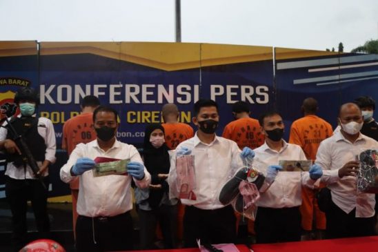 Polisi Amankan Empat Tersangka Curanmor Hasil Pengungkapan Seminggu Terakhir di Cirebon