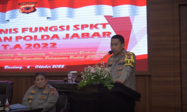 Wakapolda Jabar Buka Rakernis SPKT Polda Jabar Tahun Anggaran 2022