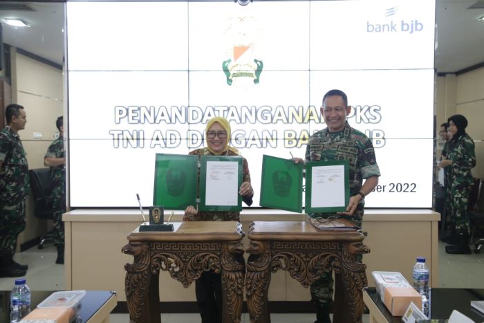 bank bjb-TNI AD Tandatangani Kerja Sama Pemanfaatan Jasa Layanan Perbankan2