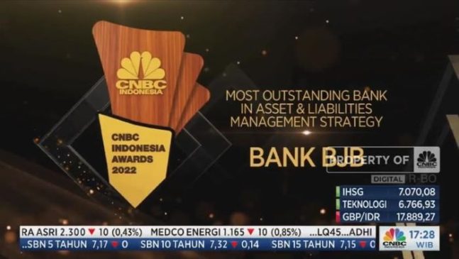 Di Penghujung Tahun 2022, bank bjb Raih Penghargaan di Ajang CNBC Indonesia Awards 2022