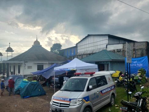 Bantu Penanganan Korban Gempa Cianjur, bank bjb Dirikan Posko Kemanusiaan