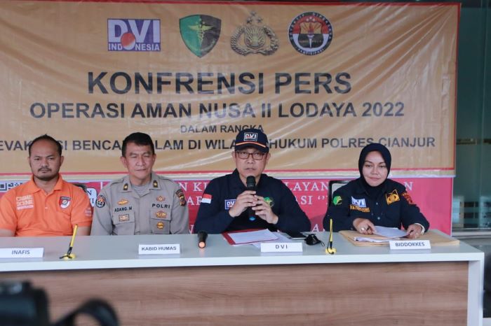 Ini Update Tim DVI Polri Identifikasi Jenazah Korban Gempa Bumi Cianjur