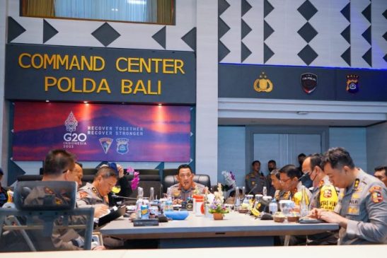 Kapolri Tinjau Command Center, Pastikan Pengamanan KTT G20