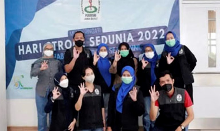 Peringati Hari Stroke Sedunia, RSUD Bandung Kiwari dan Perdosri Jawa Barat Gelar Talk Show dan Senam Bersama