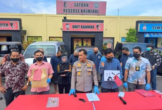 Polisi Ungkap Kasus Curanmor Roda Empat Jaringan Luar Daerah