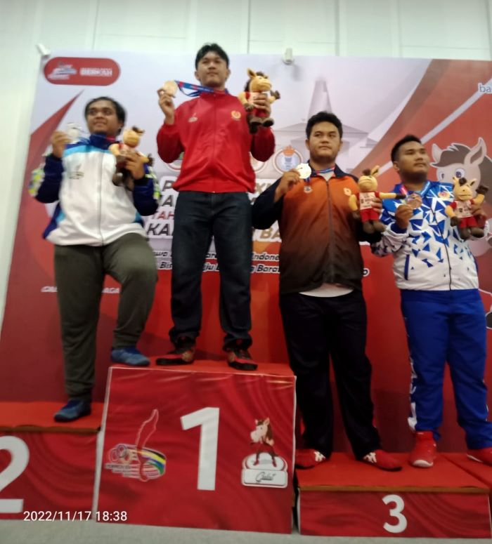 Porprov XIV Jawa Barat 2022, Atlet Gulat Kota Cimahi Sumbang 1 Medali Perak dan 1 Perunggu 2