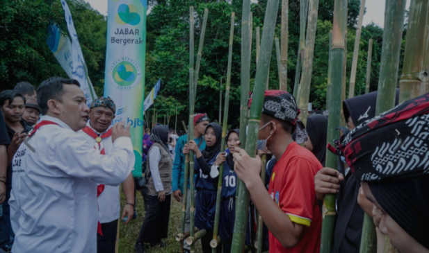 Kadisdik Bersama Gubernur Jabar Laksanakan Kegiatan Sarling di Kabupaten Ciamis