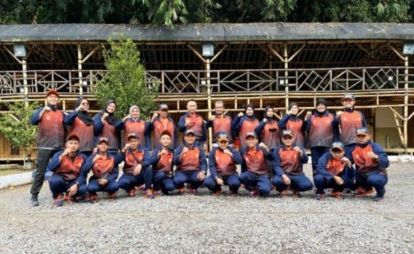 Tim Cabor Pentanque Kota Cimahi Lakukan Do’a Bersama Sebelum Dilepas KONI